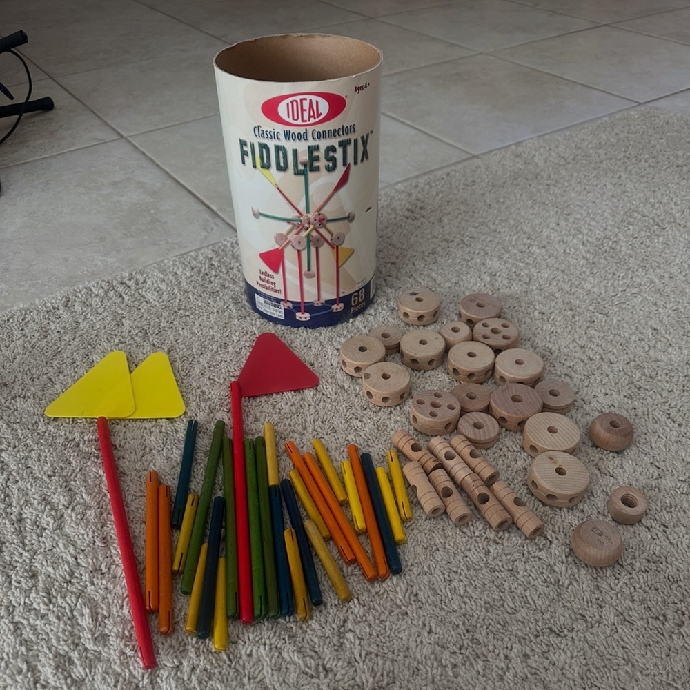 IDEAL Fiddlestix Classic Wood Connectors - Multicolor